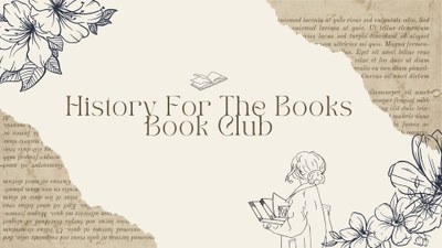 Adult Book Club: History for the Books