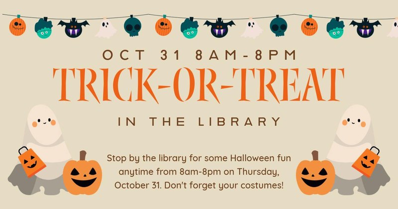 Trick or Treat in the Library