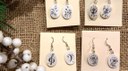 Scrimshaw Earrings