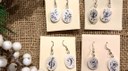 Scrimshaw Earrings